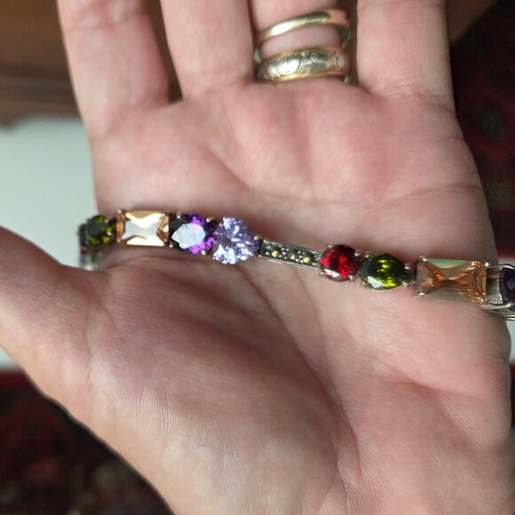 Multi Stone Bracelet - Picture 2 of 9